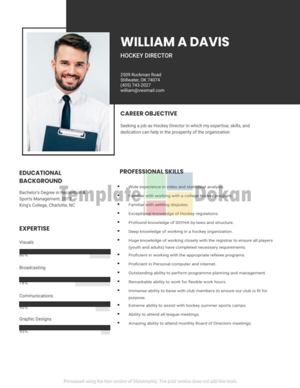 Sports Director Resume-CV